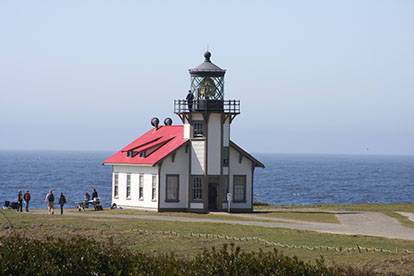 photo of lighthouse at Point Cabrillo near Fort Bragg CA