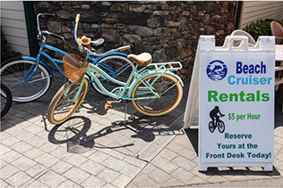photo of bikes for rent at Emerald Dolphin.