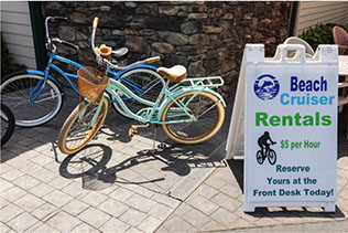 photo of bikes for rent at Emerald Dolphin.